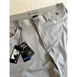 TravisMathew Trevino Golf Pants Mens 40 Gray Stretch‎ Straight Leg Performance